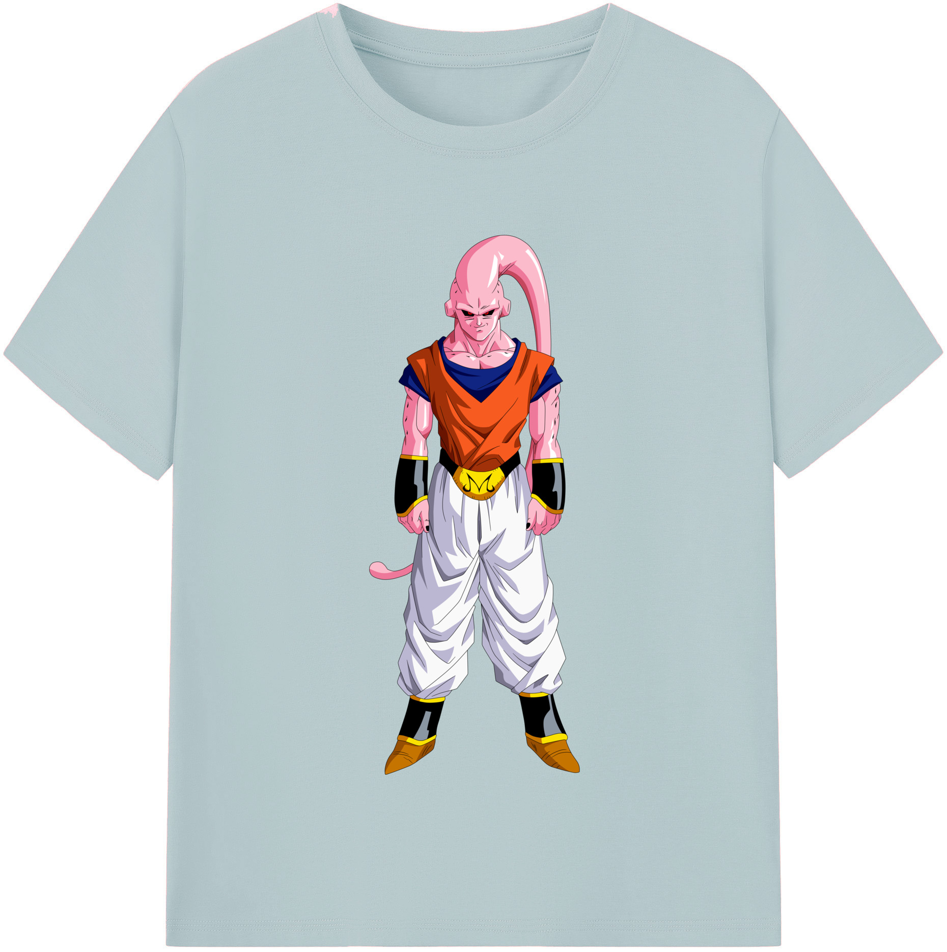 （画像用） ドラゴンボール 魔人ブウ DRAGON BALL Majin Buu 綿100％半袖Tシャツ（フロントプリント）